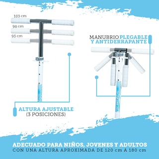 Foto 7 | Scooter Plegable Guevara Sports Blanco