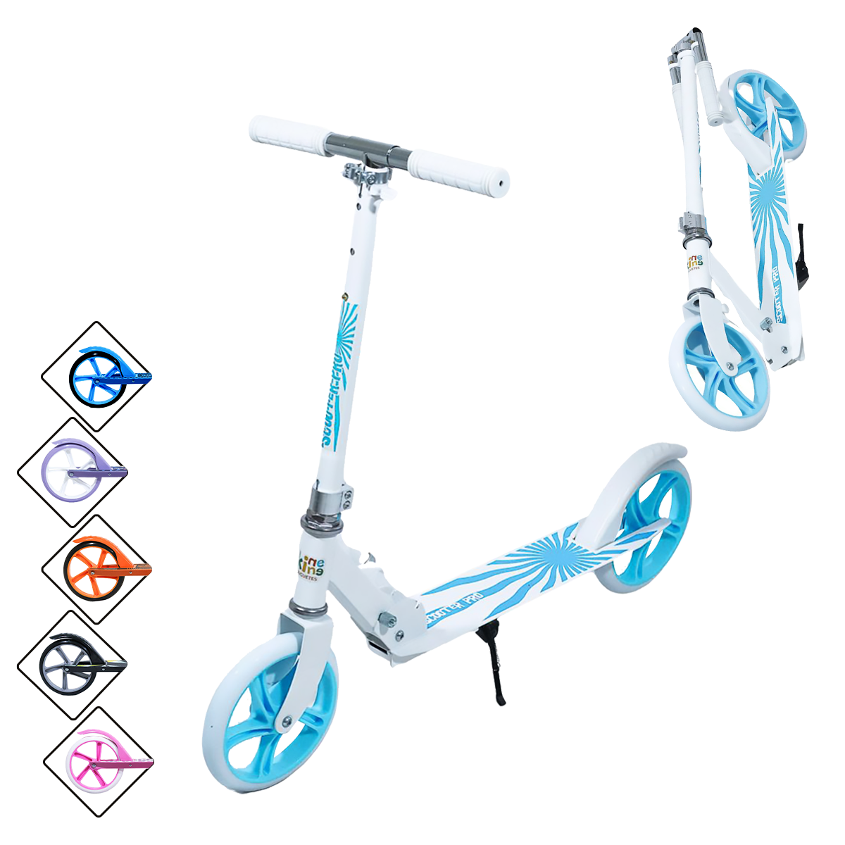 Foto 9 pulgar | Scooter Plegable Guevara Sports Blanco