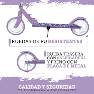Foto 5 | Scooter Plegable Guevara Sports Morado