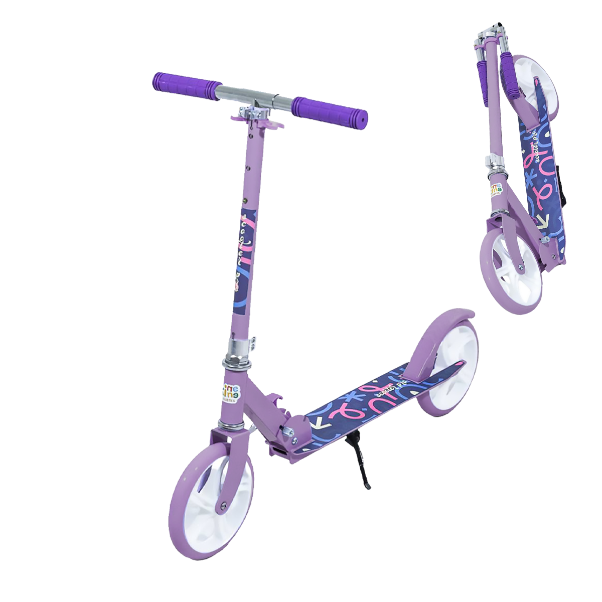 Foto 9 pulgar | Scooter Plegable Guevara Sports Morado