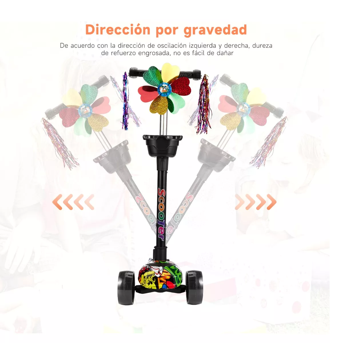 Foto 3 pulgar | Monopatín De Pie Scooter Desmontable Estables Eo Safe Imports Esi-10316 Negro