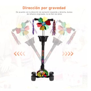 Foto 2 | Monopatín De Pie Scooter Desmontable Estables Eo Safe Imports Esi-10316 Negro