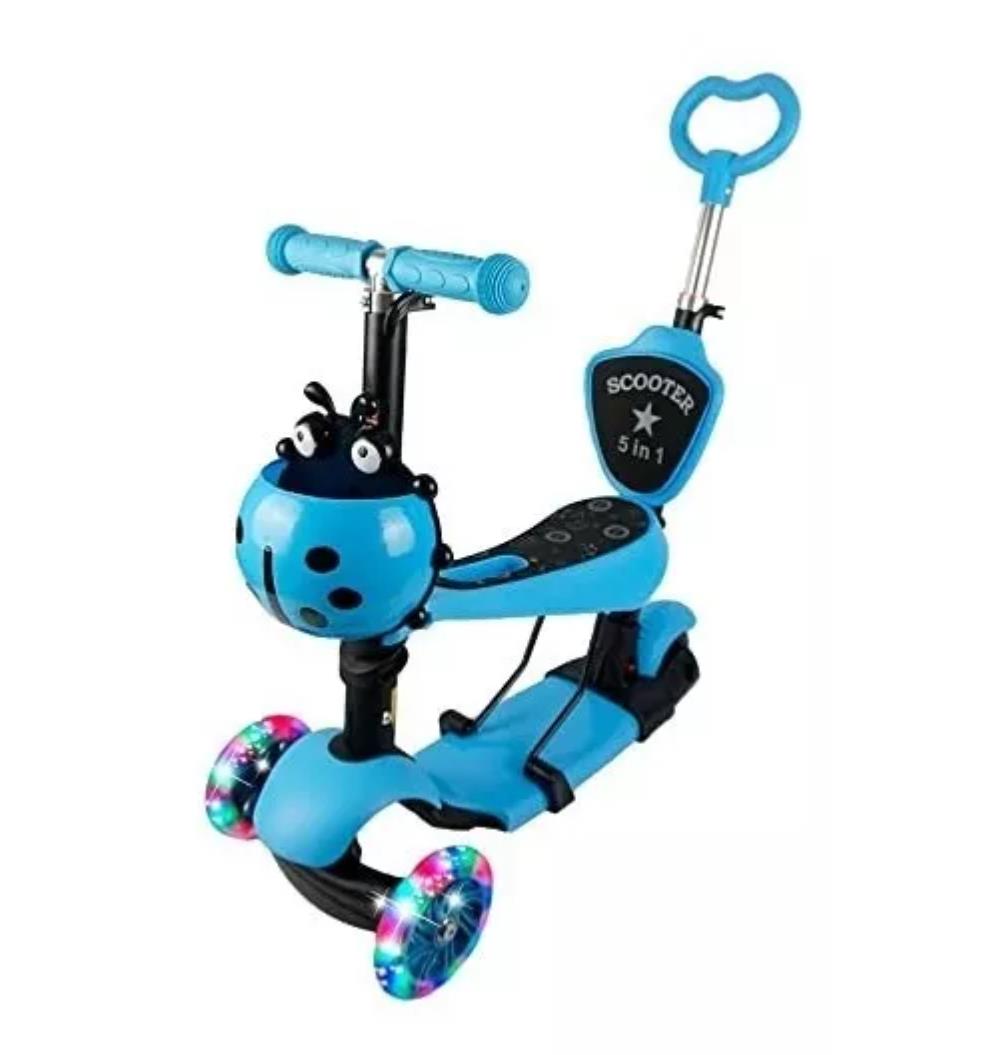 Scooter Catarina con Asiento Desmontable y Luz Azul