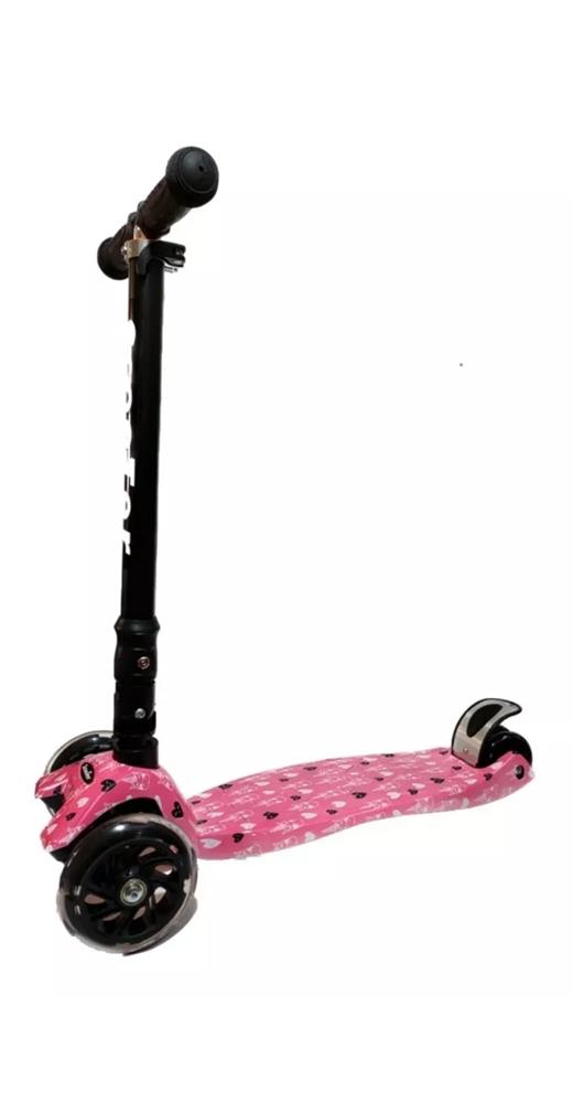 Scooter Infancia Feliz Rosa con Luz Led