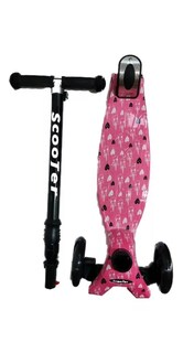 Foto 5 | Scooter Infancia Feliz Rosa con Luz Led