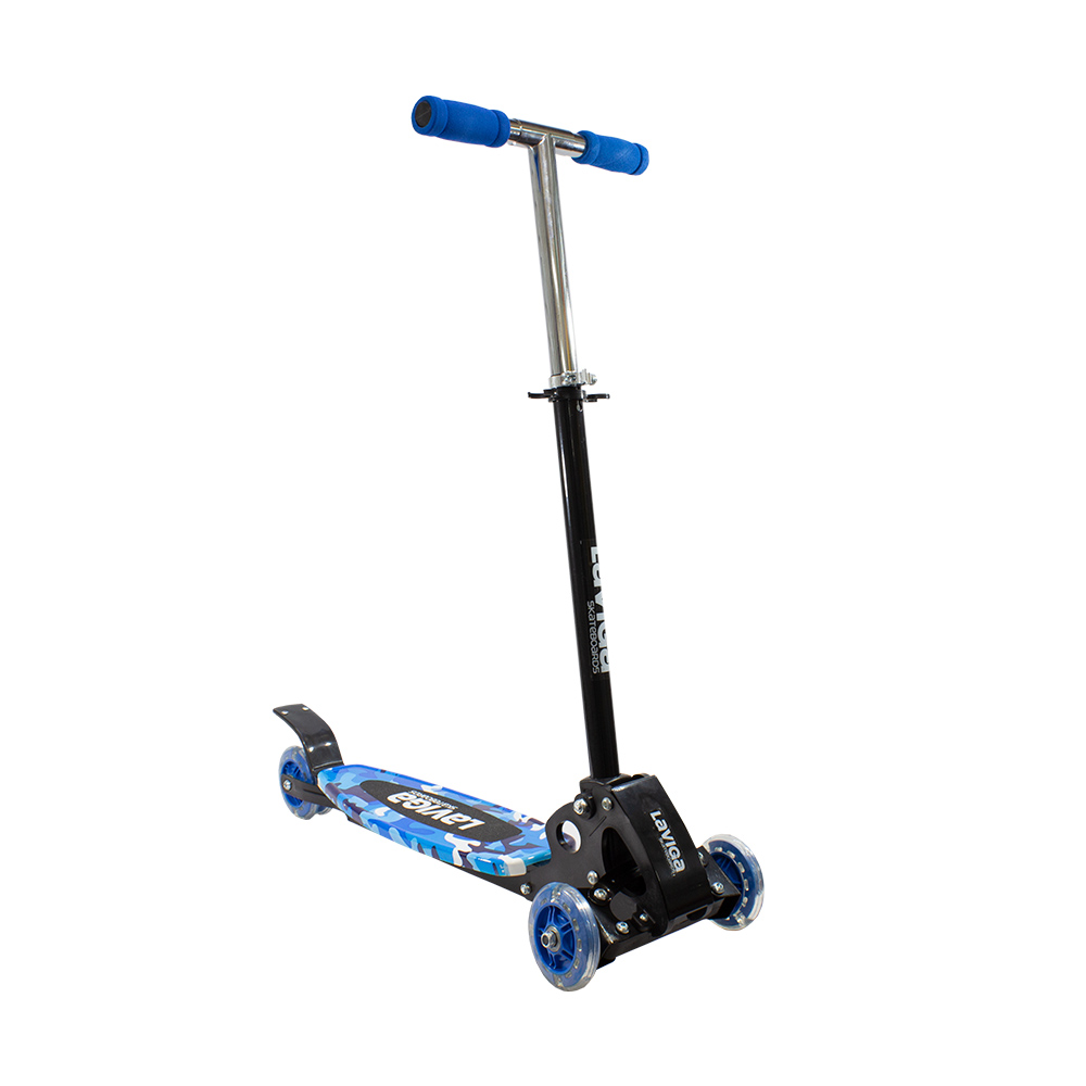 Scooter de Pie Importadora La Merced Azul con Luces Led