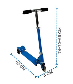 Foto 4 | Scooter Infantil Tres Llantas Metálico Azul