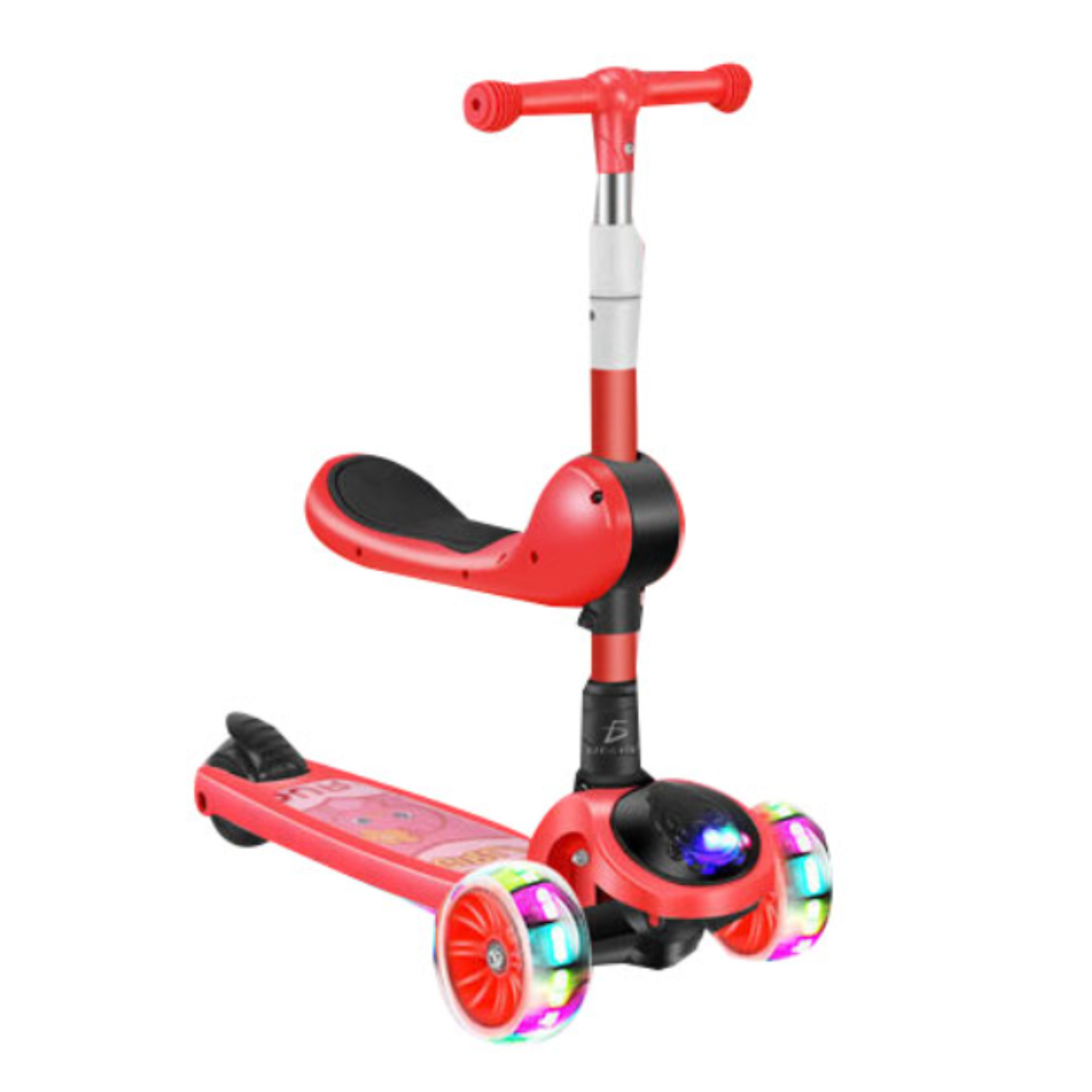 Scooter Infantil Elegate Montable con Luces Led Rojo