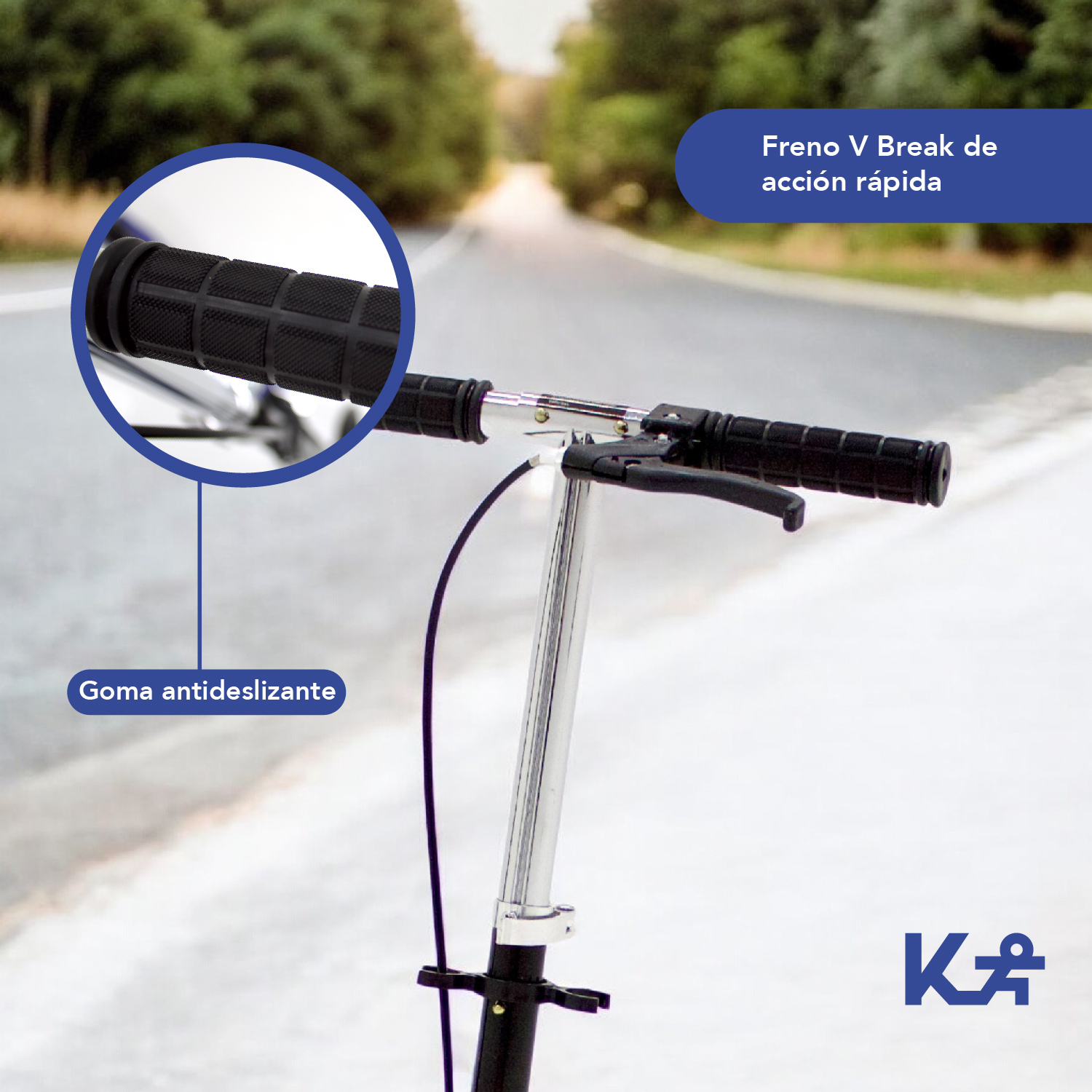 Foto 8 pulgar | Scooter KingSports Negro Ajustable