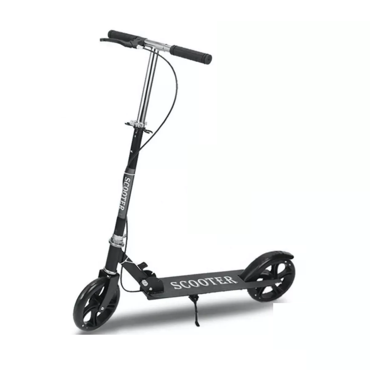 Scooter Patín Del Diablo Ajustable Plegable Jóvenes Adultos Eo Safe Imports Esi-14522 Negro