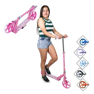 Foto 2 | Scooter Plegable GuevaraSports Rosa Patín Portátil