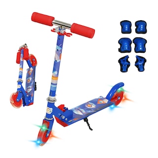Foto 8 | Scooter Guevara Sports Infantil Azul Plegable y Ajustable con 2 Ruedas y Luz Led