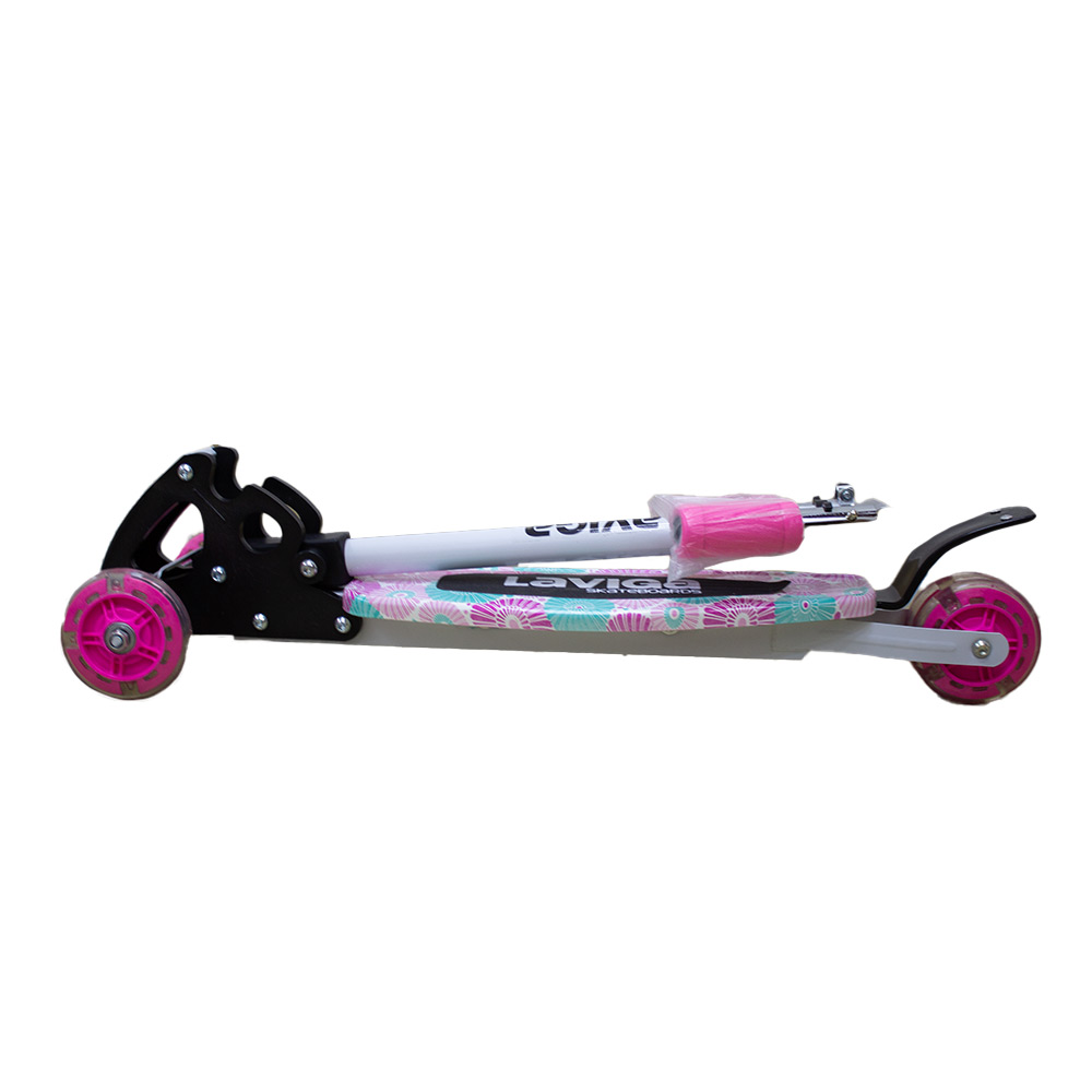 Foto 5 pulgar | Scooter Patín Para Niños Con Luz Led Diseño Floral Color Rosa