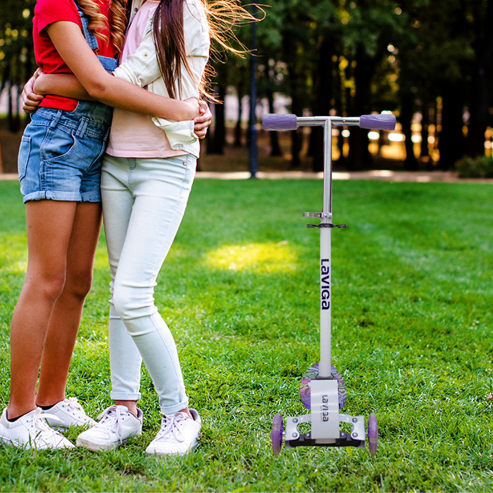 Foto 6 | Scooter Patín Para Niños Con Luz Led Diseño Tie Dye