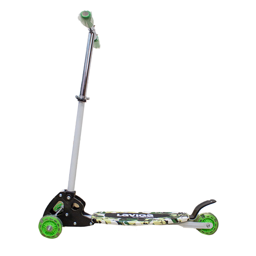 Scooter Patín con Luz Led Verde para Niños