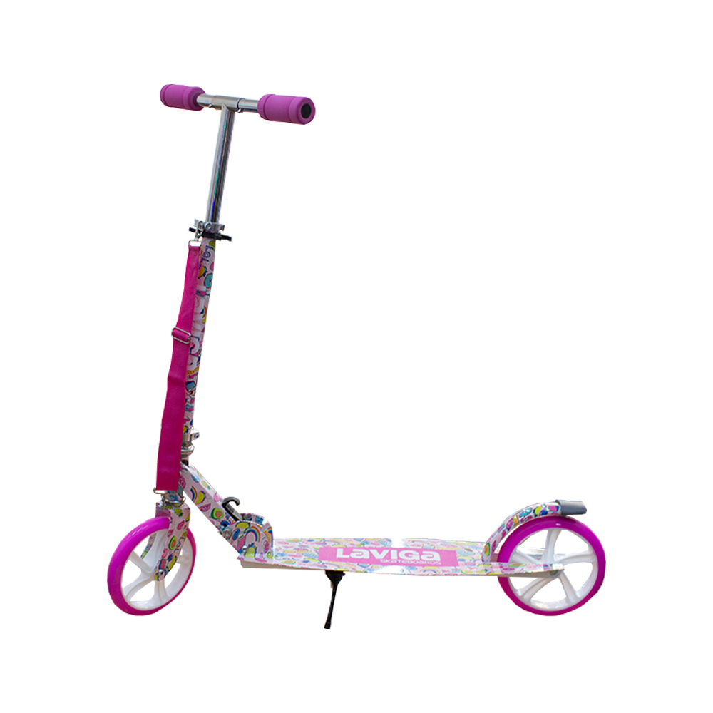 Foto 3 | Scooter Plegable Patín Juvenil Diseño Sctickers Color Rosa