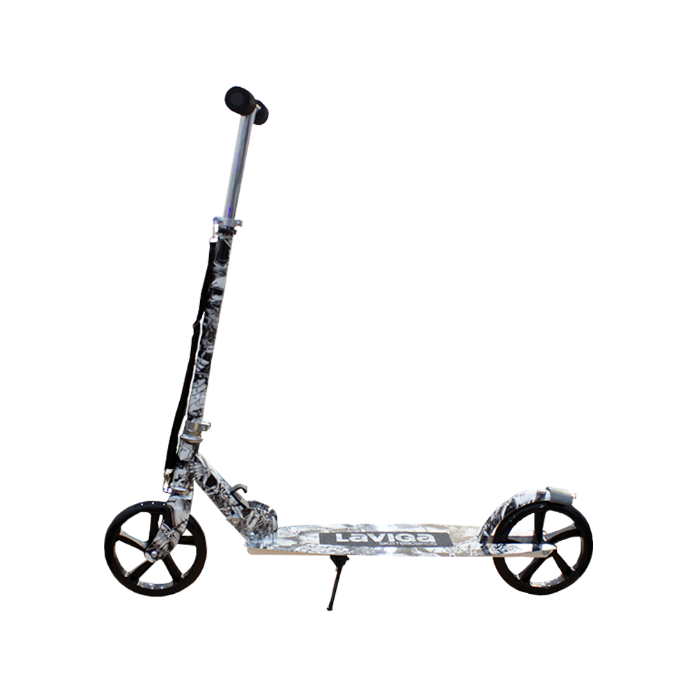Foto 3 | Scooter Plegable Patín Juvenil Diseño Calaveras