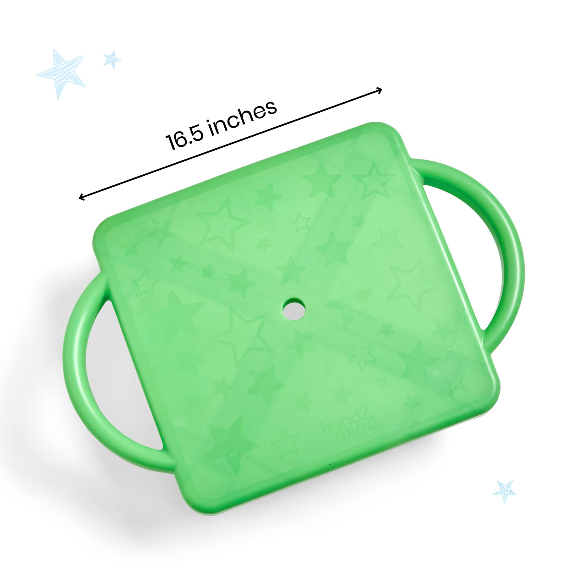 Foto 3 pulgar | Tabla De Patinete Hand2mind Verde Para Interiores Con Asas Para Niños - Venta Internacional.