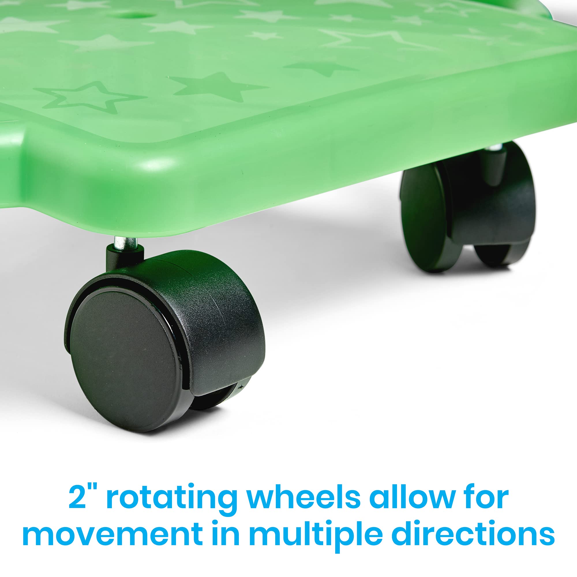 Foto 4 pulgar | Tabla De Patinete Hand2mind Verde Para Interiores Con Asas Para Niños - Venta Internacional.