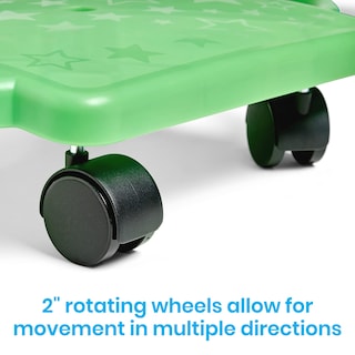 Foto 3 | Tabla De Patinete Hand2mind Verde Para Interiores Con Asas Para Niños - Venta Internacional.