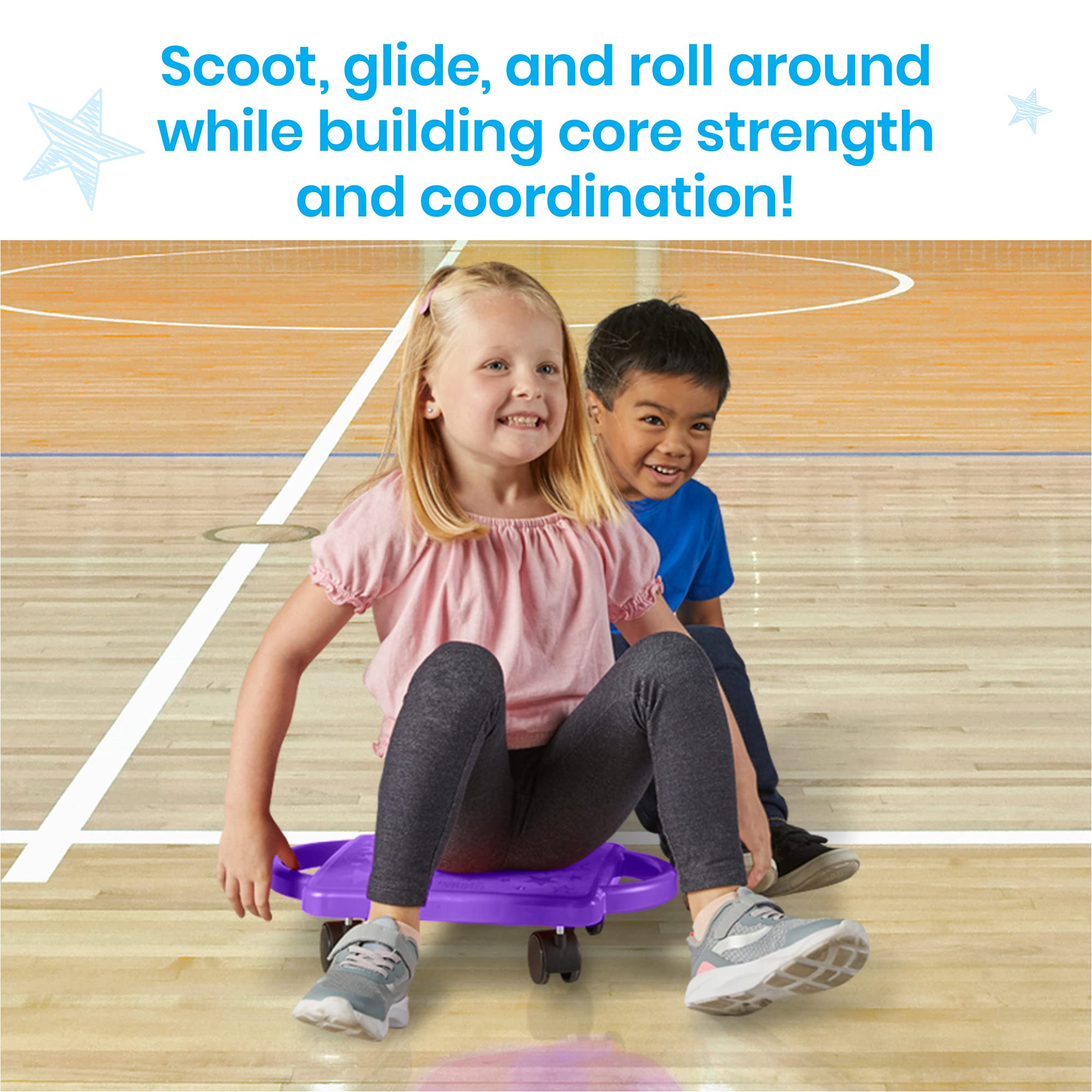 Foto 5 pulgar | Tabla De Patinete Hand2mind Verde Para Interiores Con Asas Para Niños - Venta Internacional.