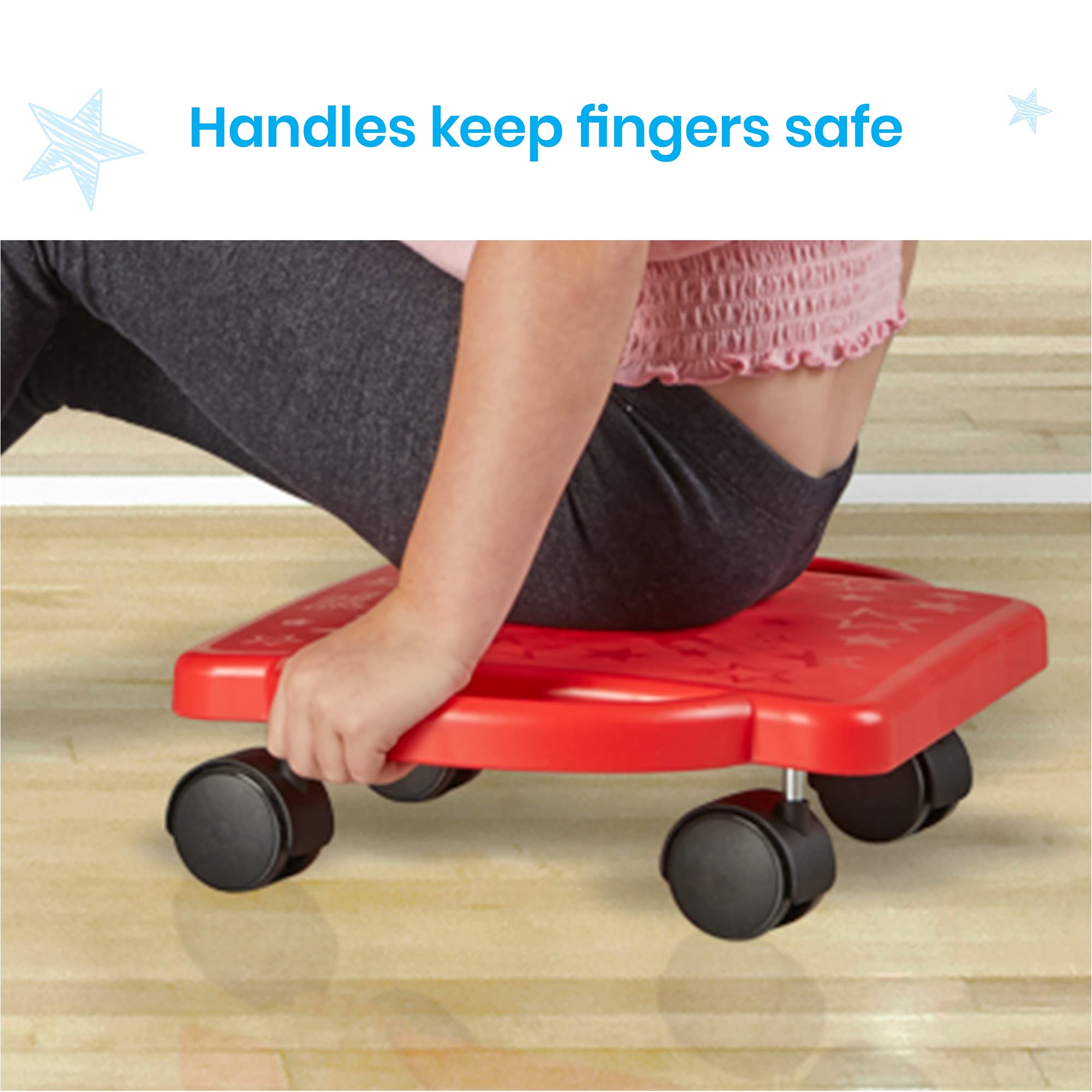 Foto 6 pulgar | Tabla De Patinete Hand2mind Verde Para Interiores Con Asas Para Niños - Venta Internacional.