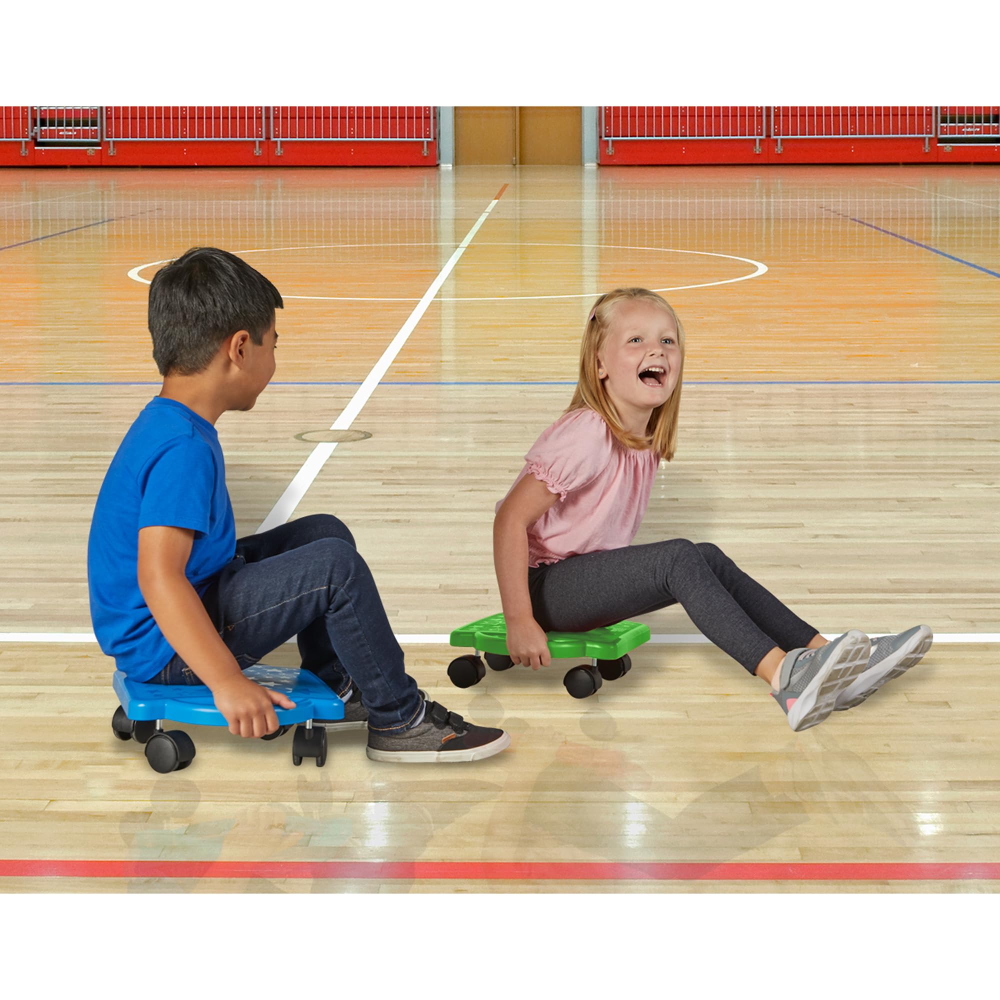 Foto 7 pulgar | Tabla De Patinete Hand2mind Verde Para Interiores Con Asas Para Niños - Venta Internacional.