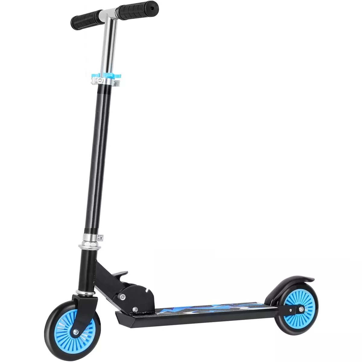 Scooter Para Niños 2 Llantas Plegables Ligero Altura Adjustable Eo Safe Imports Esi-17393 Azul