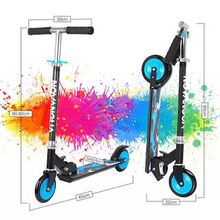 Foto 3 | Scooter Para Niños 2 Llantas Plegables Ligero Altura Adjustable Eo Safe Imports Esi-17393 Azul