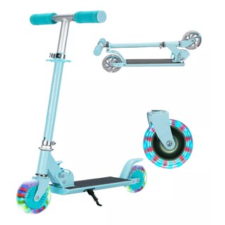 Foto 3 | Monopatín Plegable Con Luces Eo Safe Imports Esi-17421 Azul