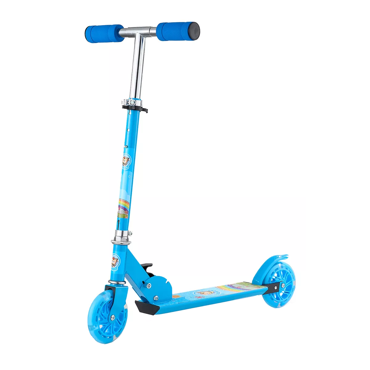 Scooter Plegable Regulable En Altura Eo Safe Imports Esi-17420 Azul