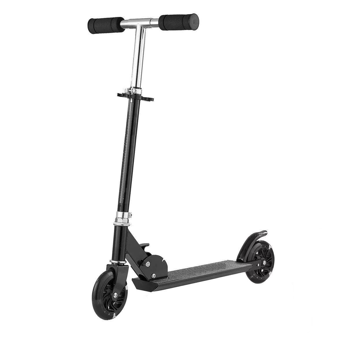 Scooter Plegable Regulable En Altura Eo Safe Imports Esi-17423 Negro