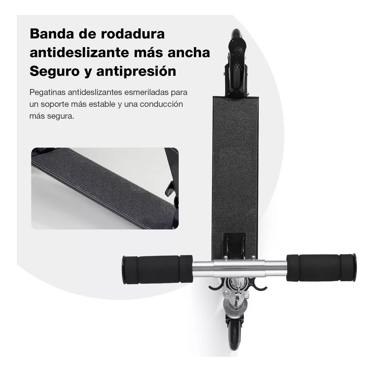 Foto 4 pulgar | Scooter Plegable Regulable En Altura Eo Safe Imports Esi-17423 Negro