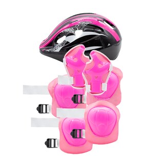 Foto 4 | Scooter Patín Juvenil Diseño Flores Con Casco Y Protecciones Color Rosa