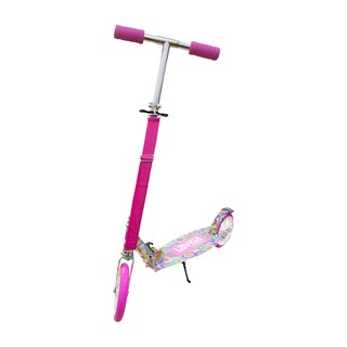 Foto 6 | Scooter Patín Juvenil Diseño Flores Con Casco Y Protecciones Color Rosa