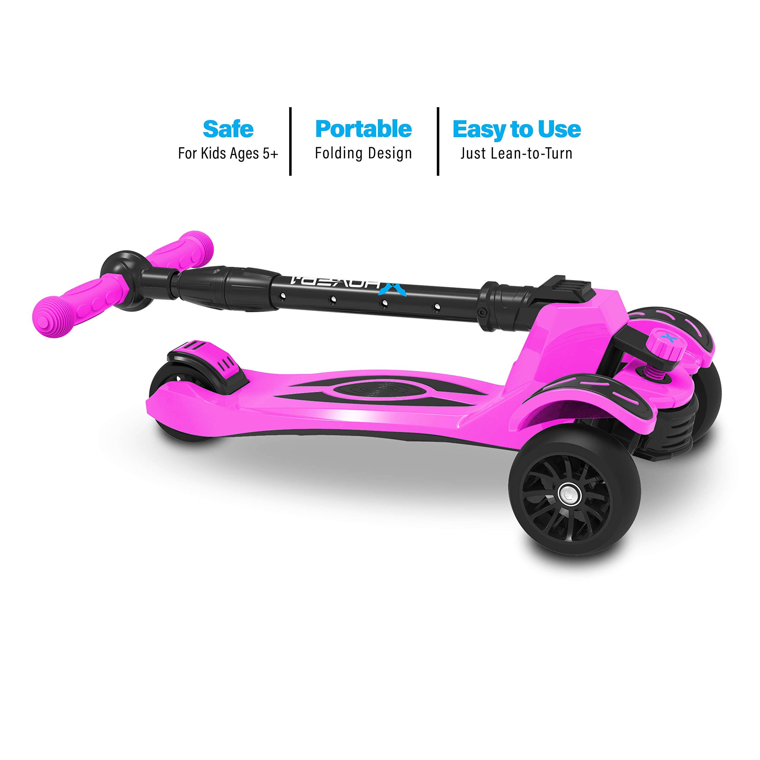 Foto 2 | Patinete Plegable Hover-1 Vivid para Niños Mayores De 5 Años Rosa - Venta Internacional