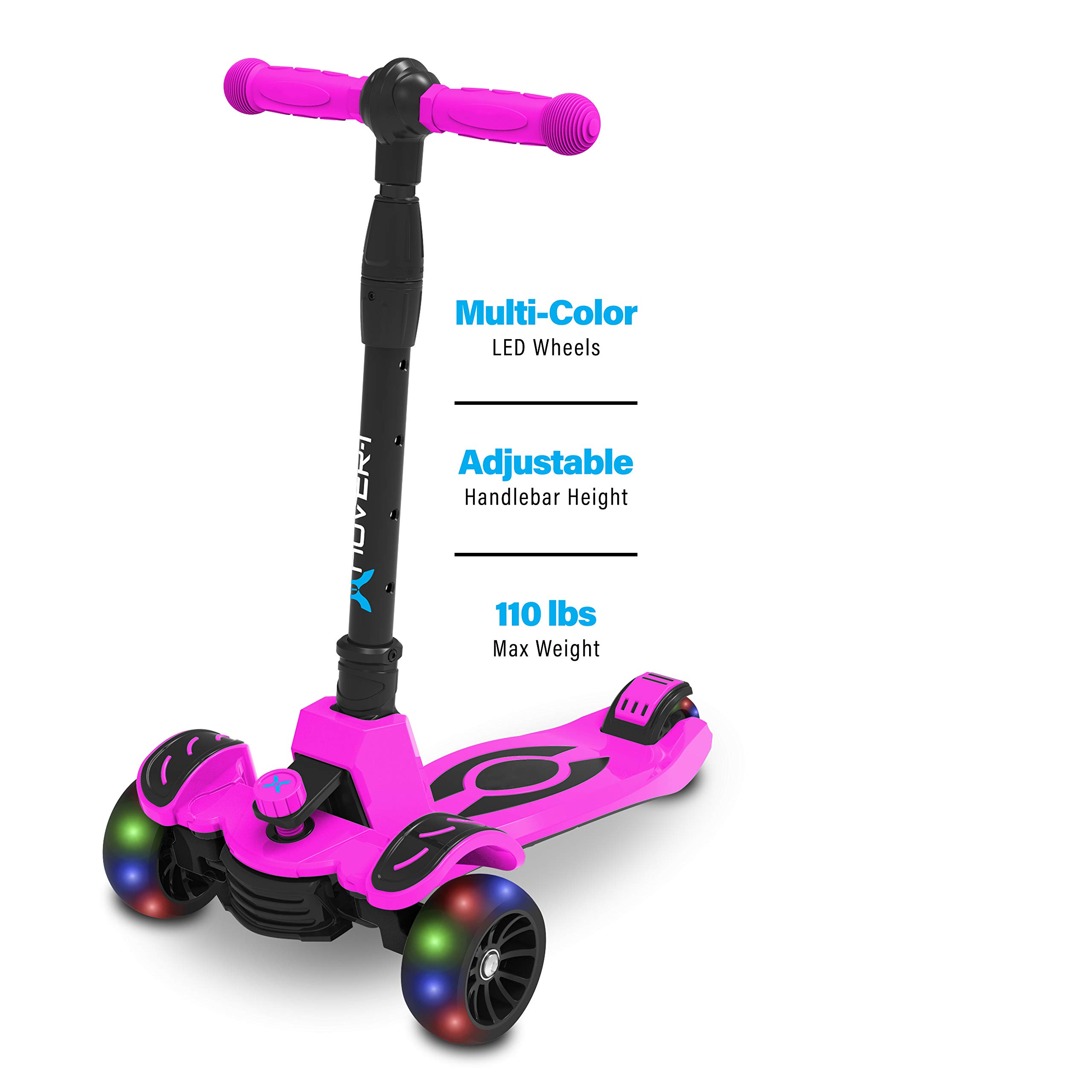 Foto 5 pulgar | Patinete Plegable Hover-1 Vivid para Niños Mayores De 5 Años Rosa - Venta Internacional