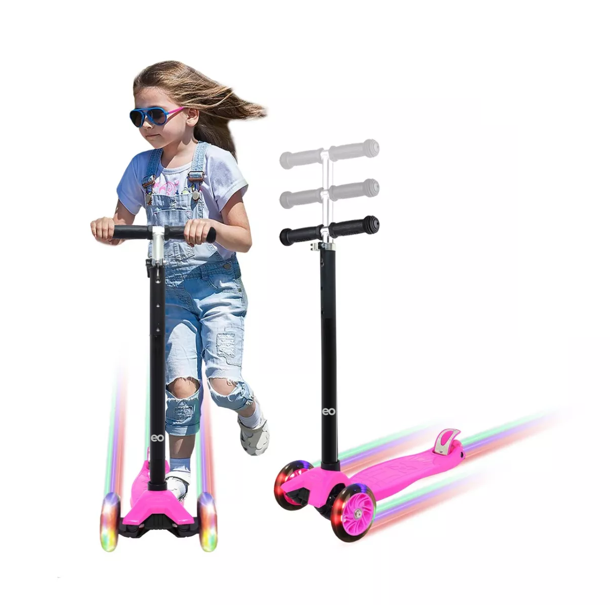 Foto 2 | Scooter de Pie Plegable para Niños Eo Safe Imports Esi-13062-1 Rosa