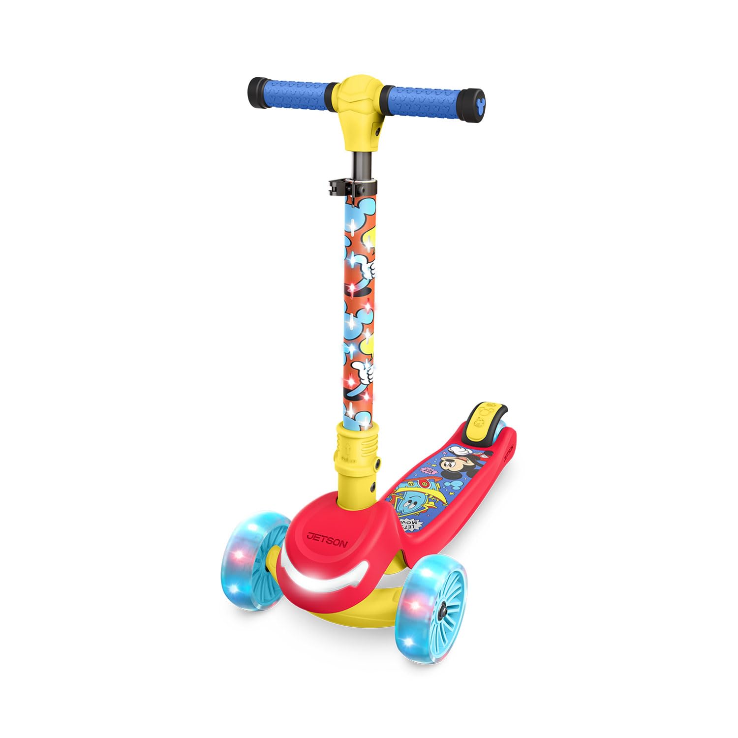 Foto 2 pulgar | Patinete Infantil Jetson Disney Mickey™ De 3 Ruedas Con Luces Led - Venta Internacional.