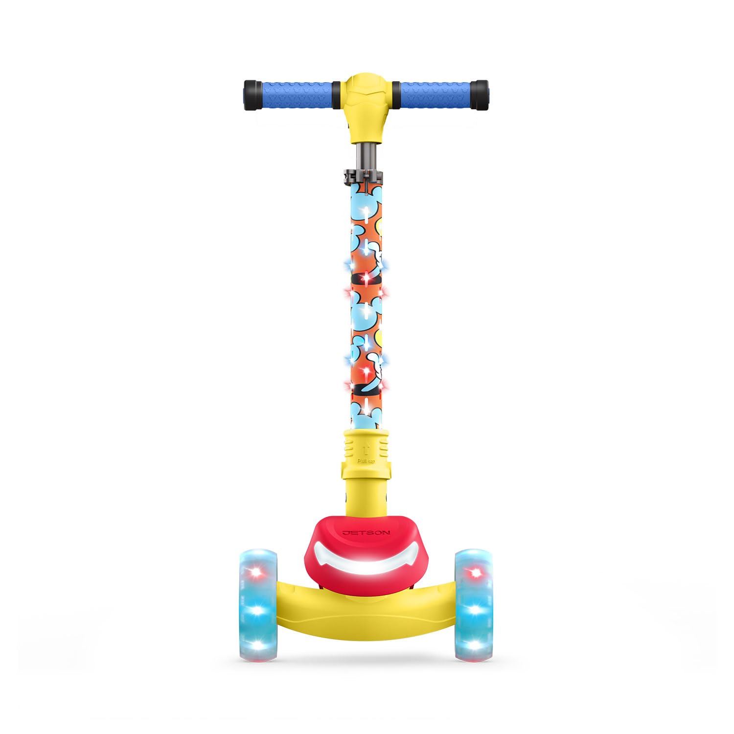 Foto 5 pulgar | Patinete Infantil Jetson Disney Mickey™ De 3 Ruedas Con Luces Led - Venta Internacional.