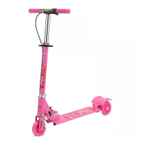 Foto 1 | Patinete Infantil Plegable Ajustable De 3 Ruedas Con Luz Led Eo Safe Imports Esi-13060-1 Rosa