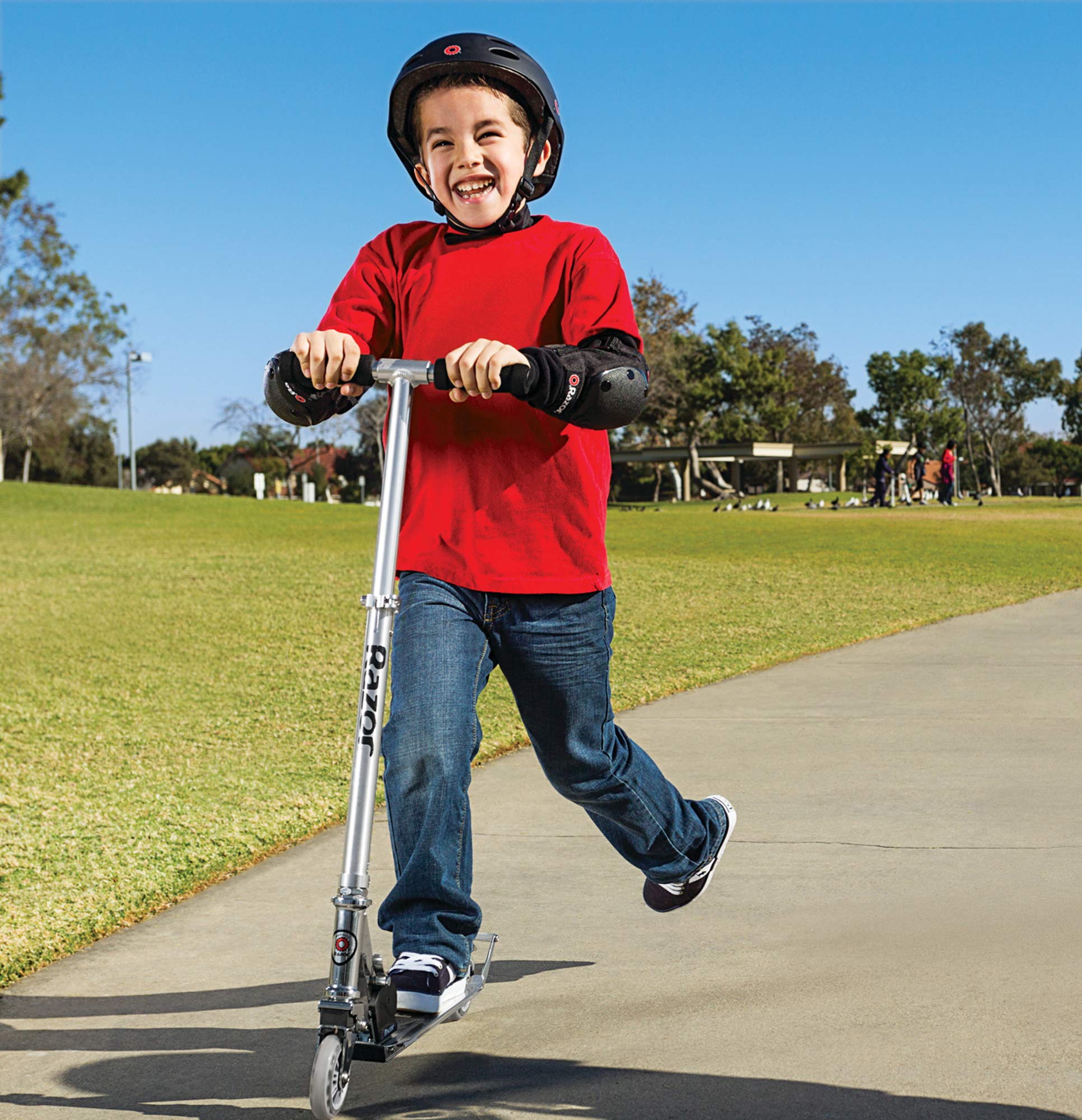 Foto 3 pulgar | Kick Scooter Razor A2 Transparente/negro Para Niños A Partir De 5 Años - Venta Internacional.
