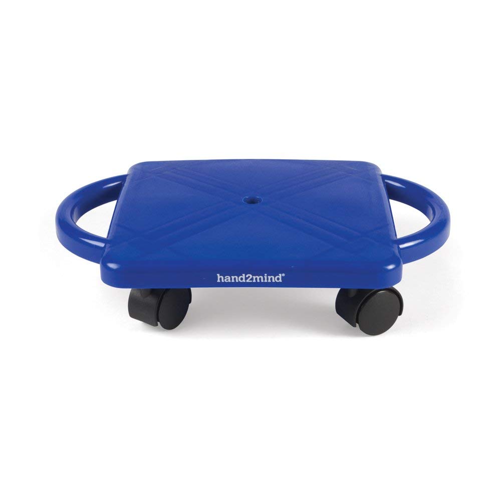 Tabla De Patinete Hand2mind Azul Para Interiores Con Asas Para Niños - Venta Internacional.