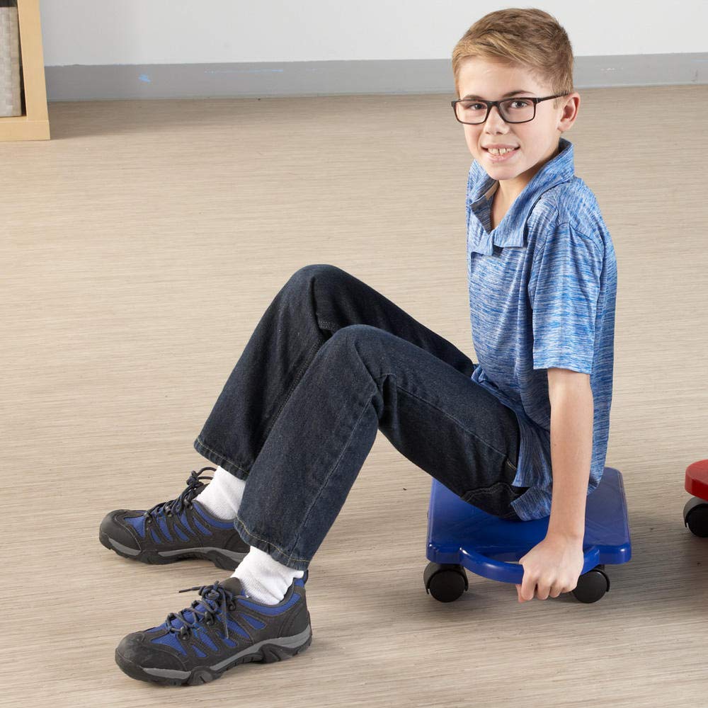 Foto 5 | Tabla De Patinete Hand2mind Azul Para Interiores Con Asas Para Niños - Venta Internacional.