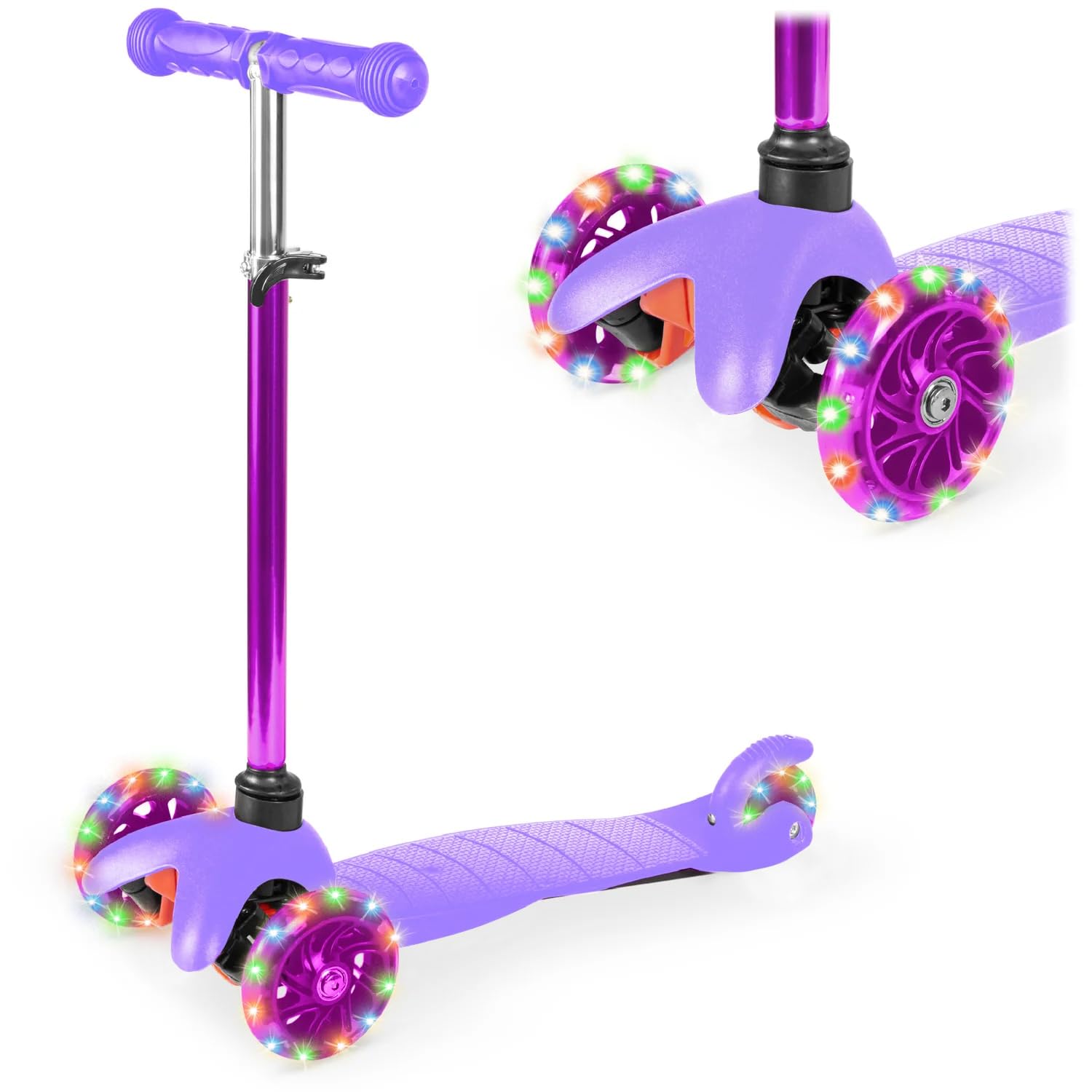 Kick Scooter Best Choice Products Para Niños Con Ruedas Iluminadas - Venta Internacional.