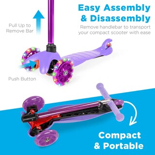Foto 5 | Kick Scooter Best Choice Products Para Niños Con Ruedas Iluminadas - Venta Internacional.