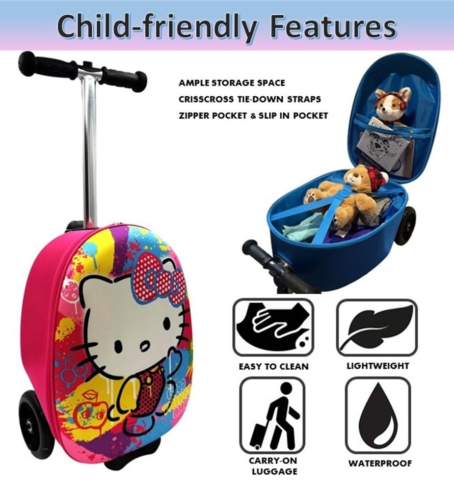 Foto 6 pulgar | Maleta Ride-on Scooter Fast Forward Con Licencia Para Niños De 18 Años - Venta Internacional.