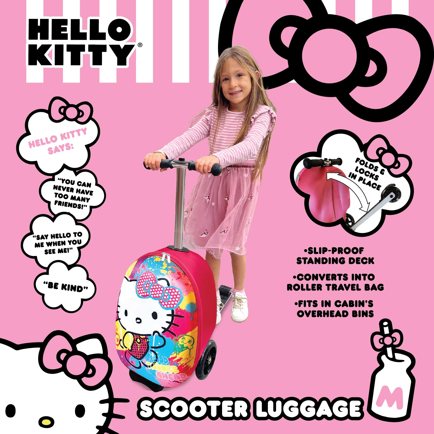 Foto 8 pulgar | Maleta Ride-on Scooter Fast Forward Con Licencia Para Niños De 18 Años - Venta Internacional.