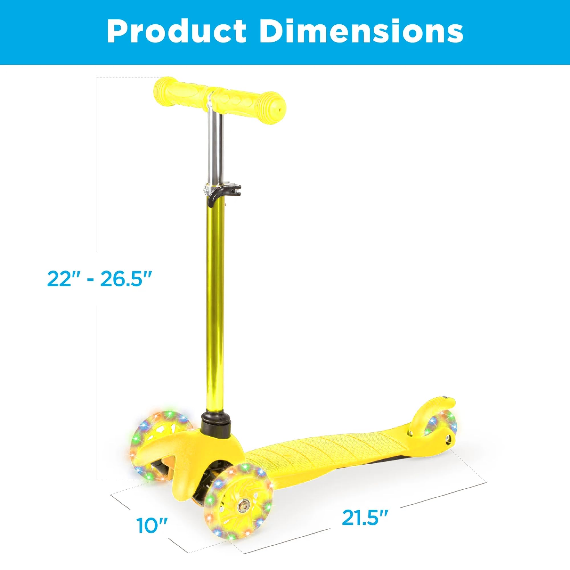 Foto 8 pulgar | Kick Scooter Best Choice Products Para Niños Con Ruedas Iluminadas - Venta Internacional.