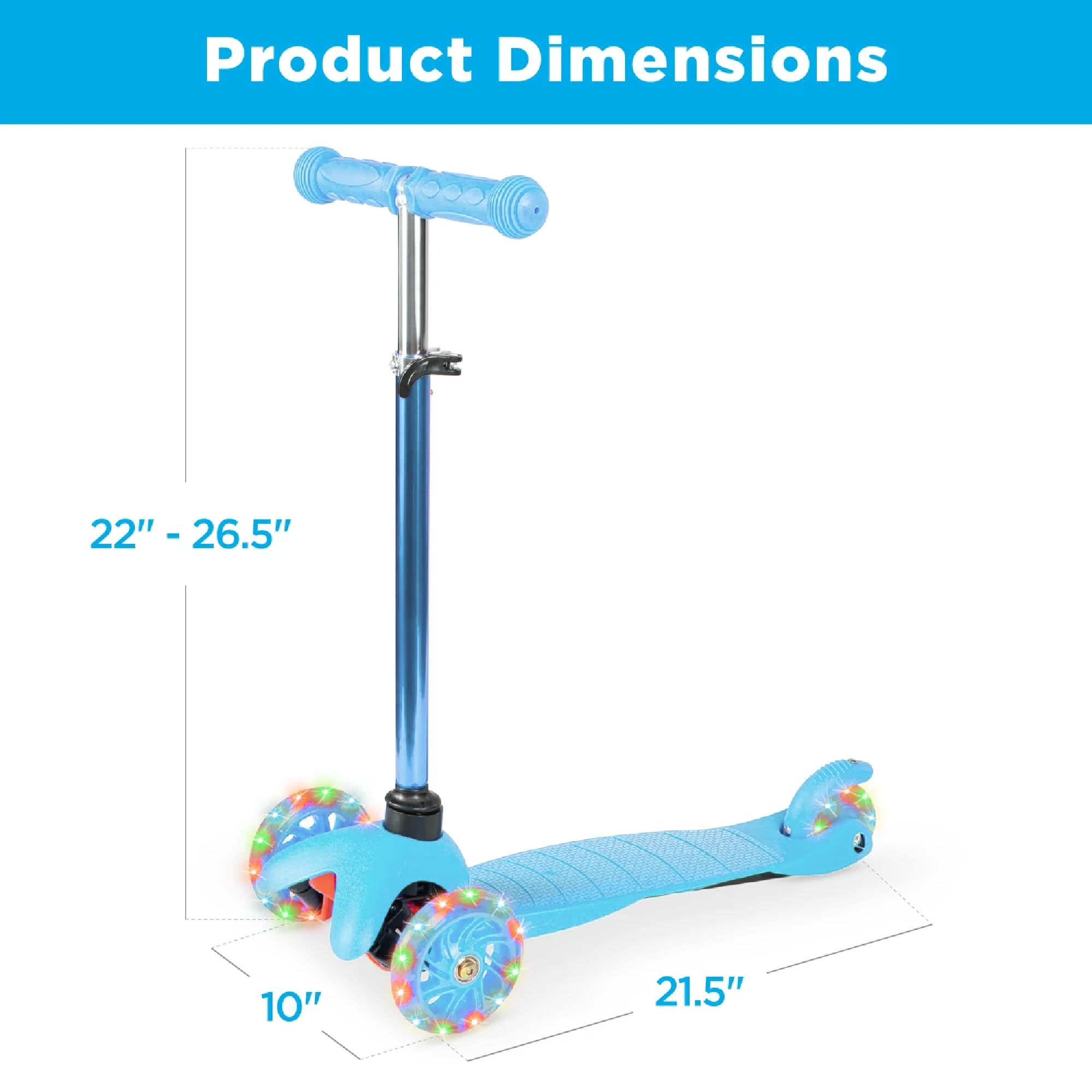 Foto 7 | Kick Scooter Best Choice Products Para Niños Con Ruedas Iluminadas - Venta Internacional.